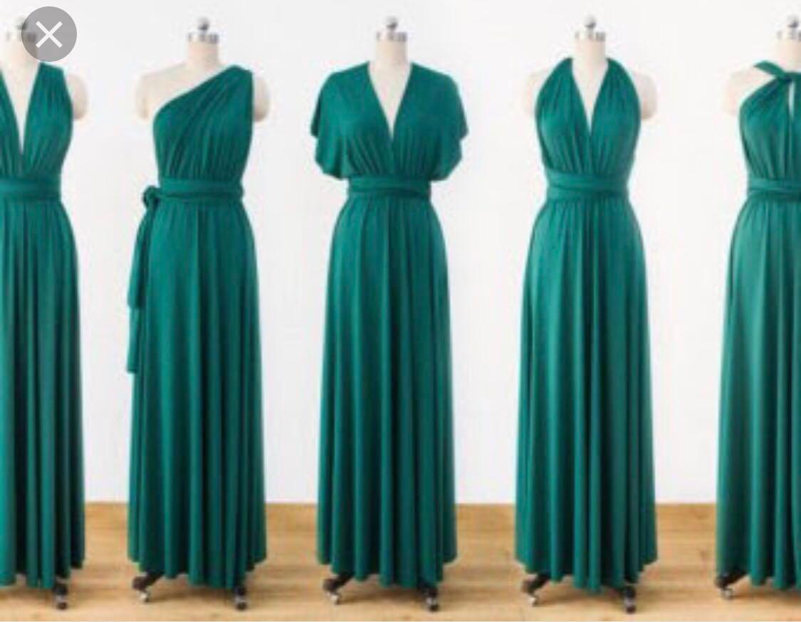 emerald infinity dress