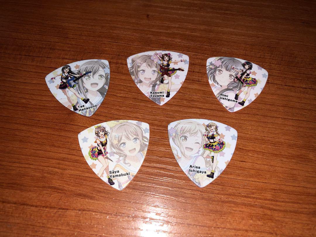 Esp X Bangdream Ppp Pick Set Bang Dream Poppin Party 結他on Carousell