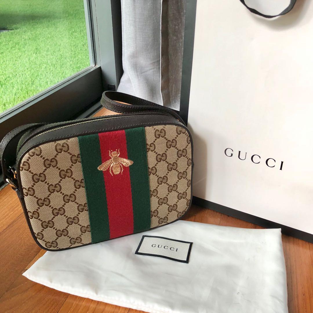 Gucci, Bags, Gucci Bee Camera Crossbody