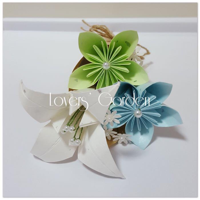 Handmade Paper Flower Bouquet, Hobbies & Toys, Stationery & Craft