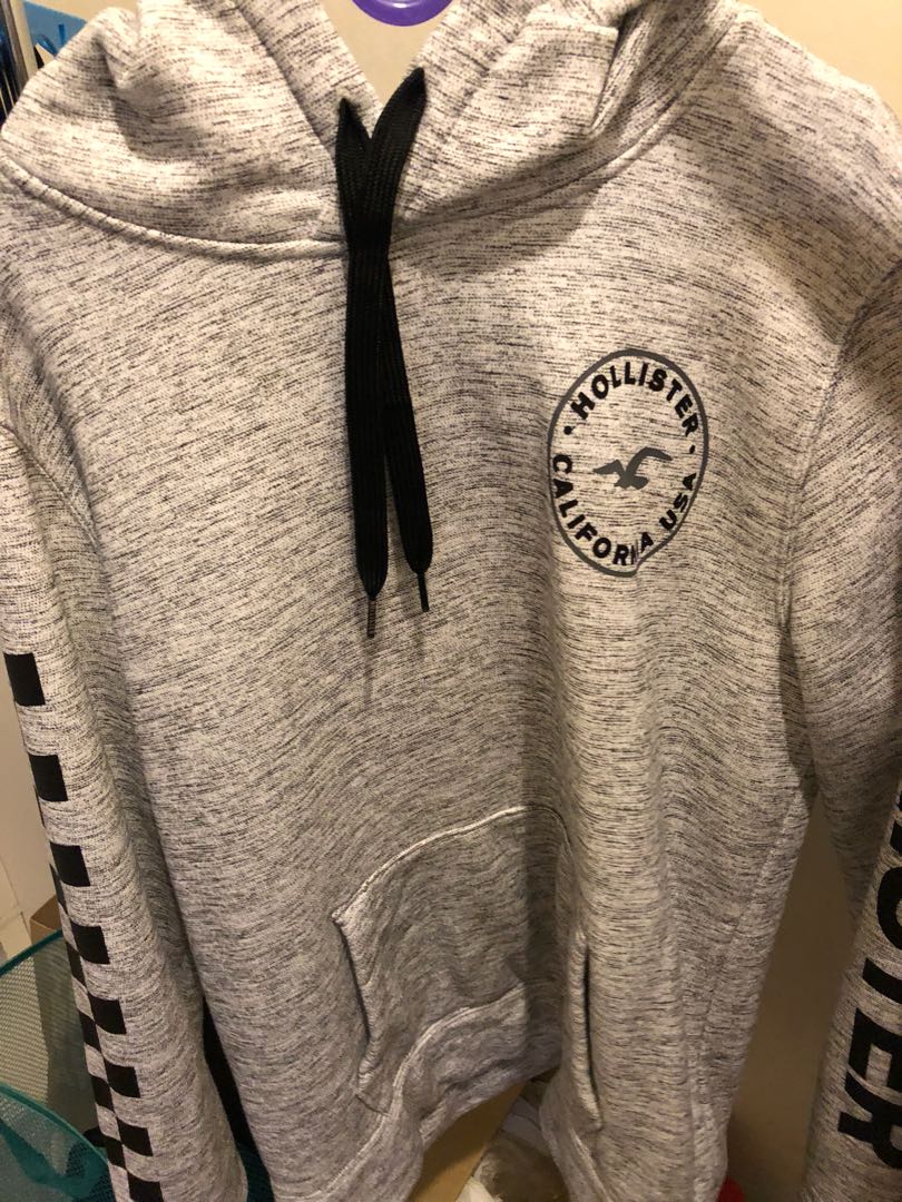 hollister checkerboard hoodie