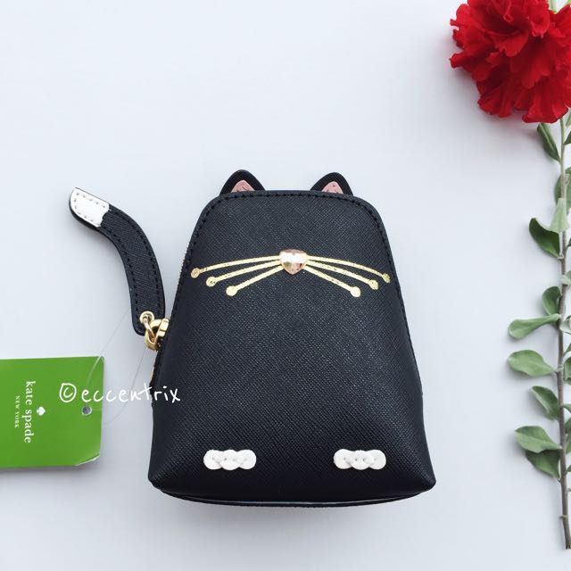 kate spade cat coin purse