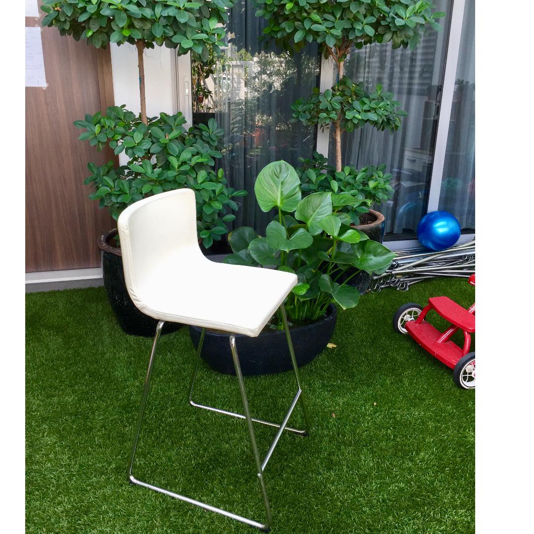 Leather Bar Stools/Counterheight Dining Chairsset of4 IKEA, Furniture & Home Living, Furniture