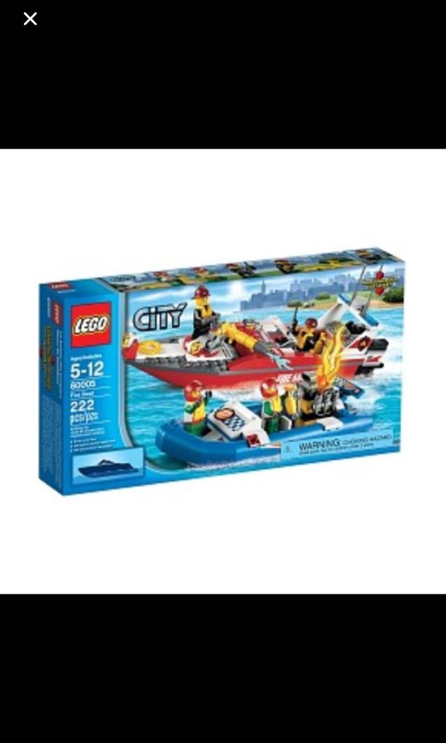 lego city fire boat 60005