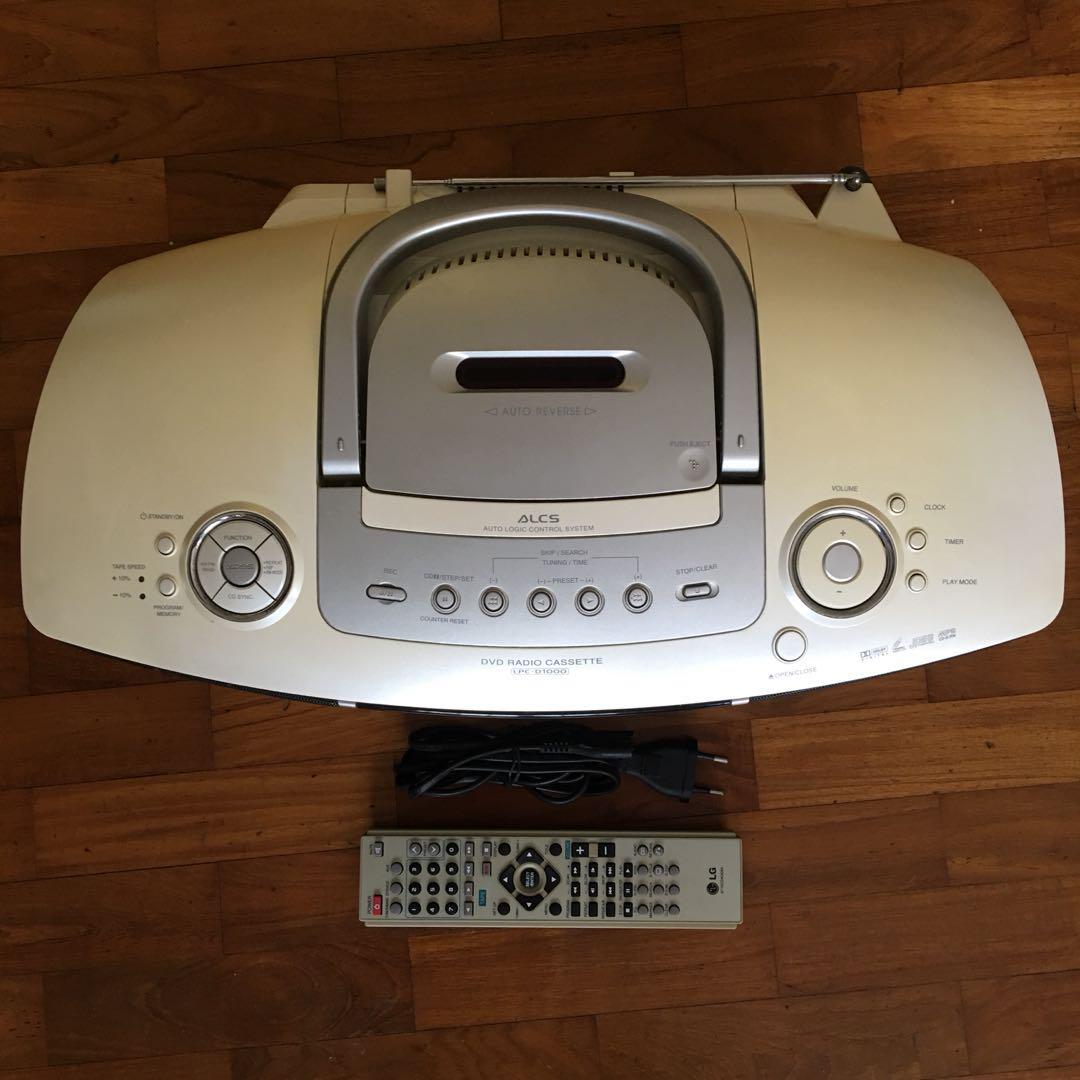 LG Portable DVD/CD Radio Player XDSS Bass, Audio, Portable Music