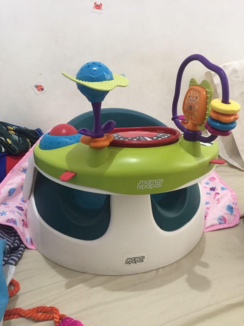 mamas & papas baby snug with activity tray