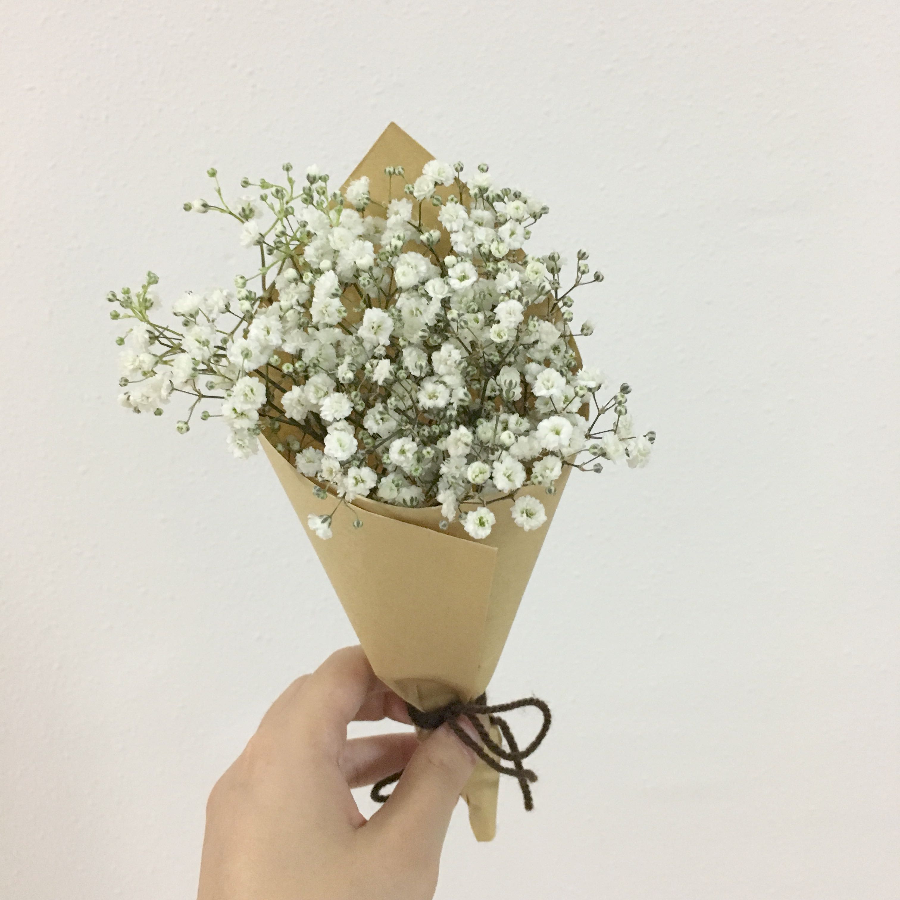Mini Baby Breath Bouquet Design Craft Craft Supplies Tools On Carousell