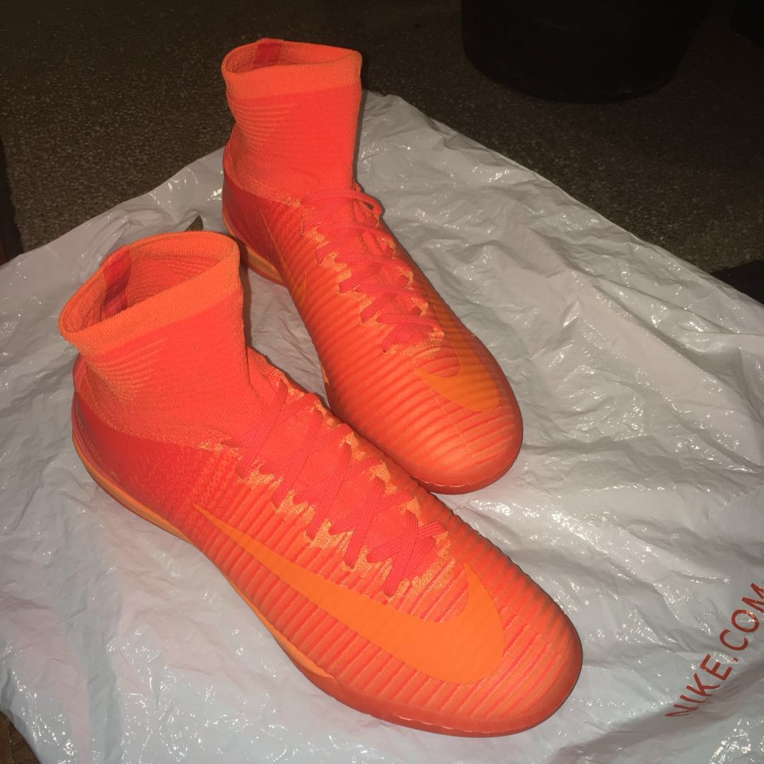 Bota Volt Ni o Total Academy Superfly Orange Mg Mercurial