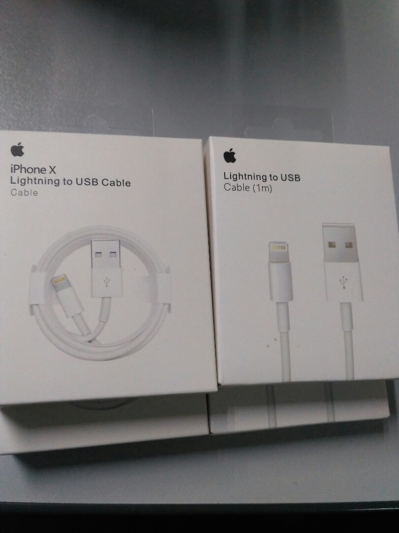 Original Apple Iphone Lightning Cable 1m Sealed Box Mobile Phones Tablets Mobile Tablet Accessories Mobile Accessories On Carousell