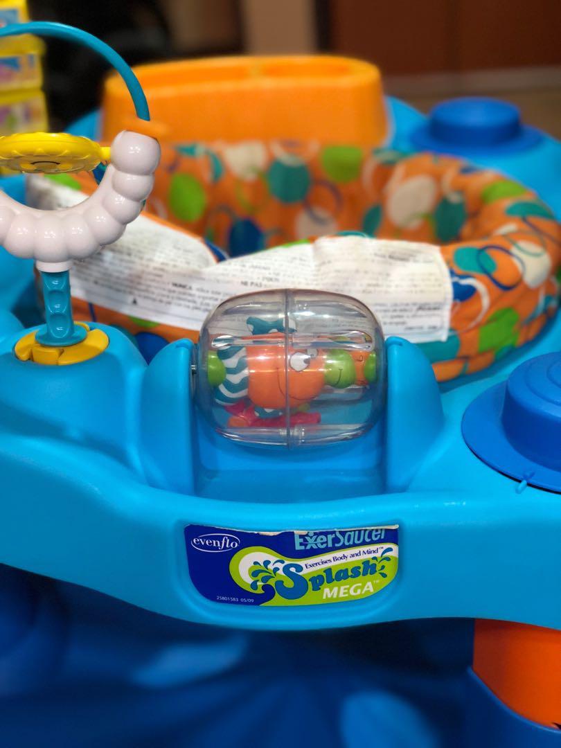 evenflo exersaucer mega splash