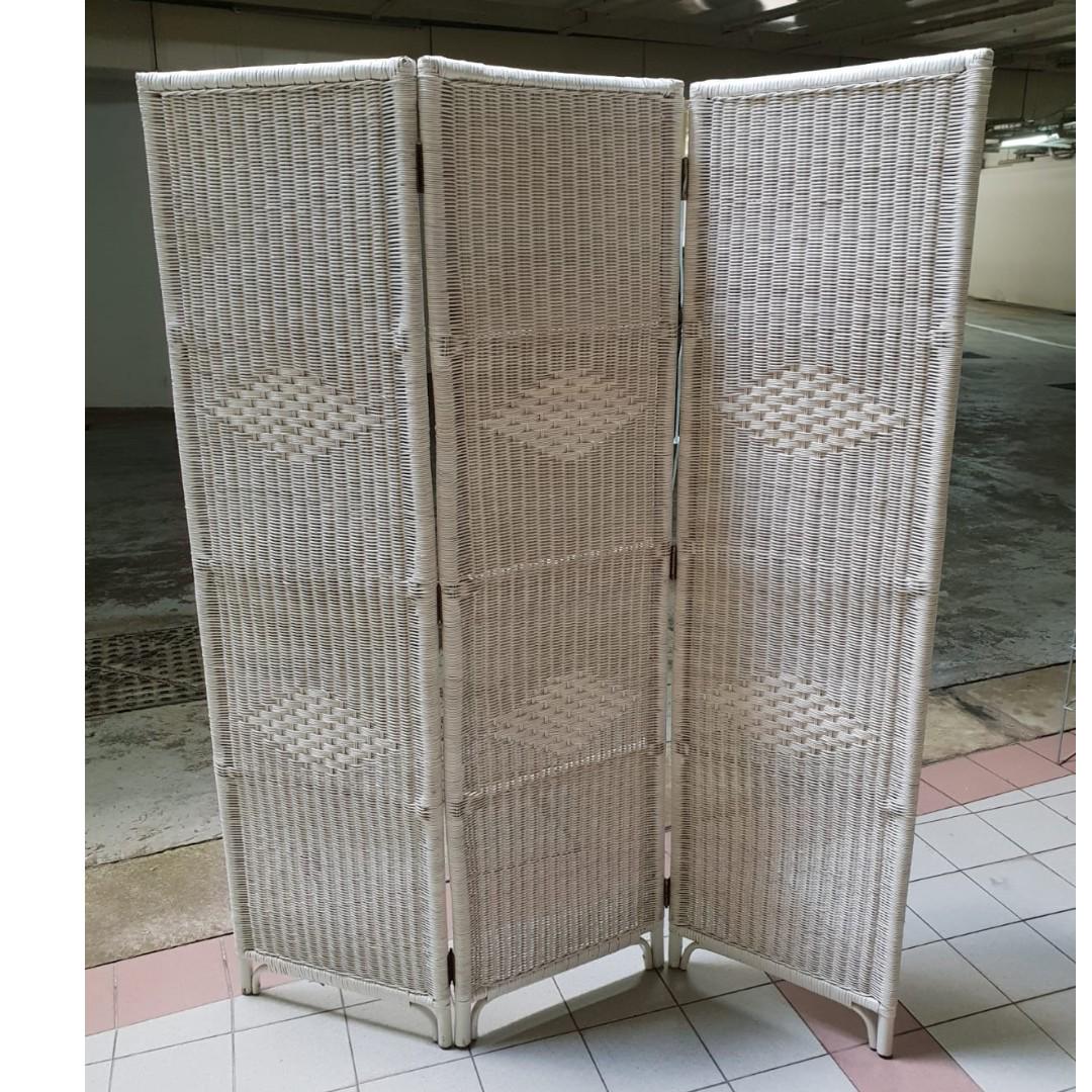 Rattan Room Divider (Ikea), Furniture & Home Living, Furniture, Other