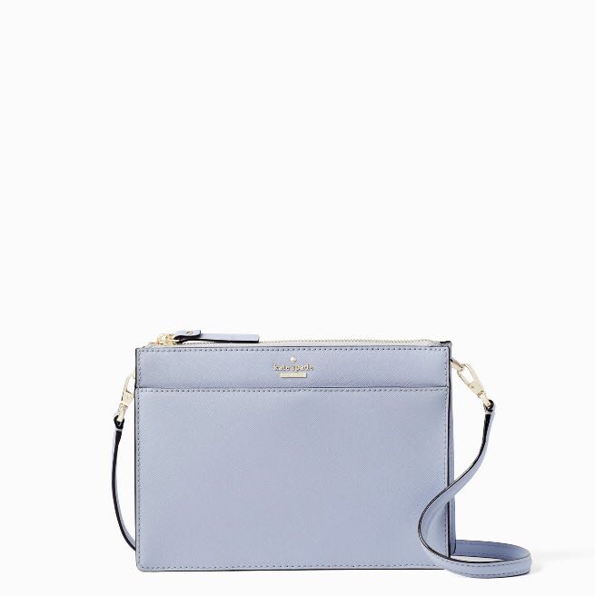 SALE Kate Spade Cameron Street Clarise Slingbag Crossbody Clutch Morning Dawn Lavender Blue Women s Fashion Bags Wallets Cross body Bags on Carousell