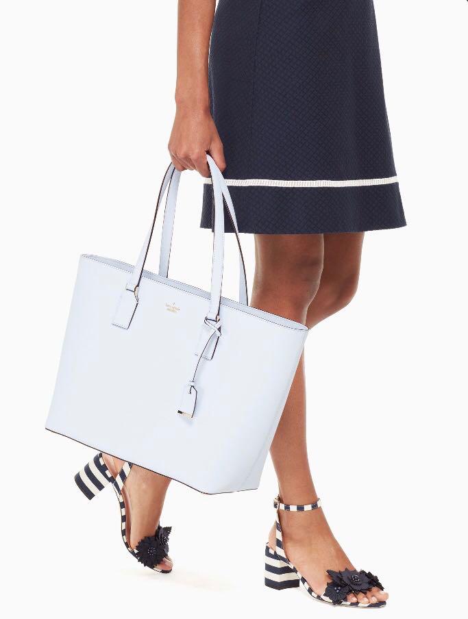 SALE Kate Spade Cameron Street Medium Harmony Shoulder Work Tote Handbag Morning Dawn Lavender Blue Women s Fashion Bags Wallets Cross body Bags on Carousell