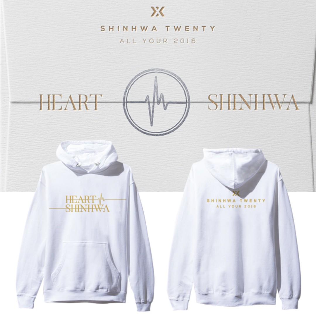 Shinhwa Years Anniversary Heart Inspired Hoodie Entertainment K Wave On Carousell