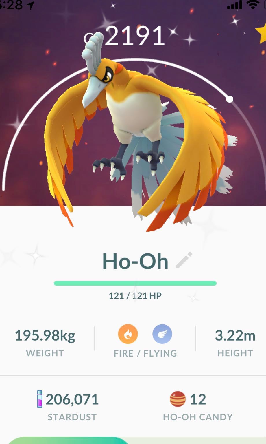 Shiny Ho-Oh 