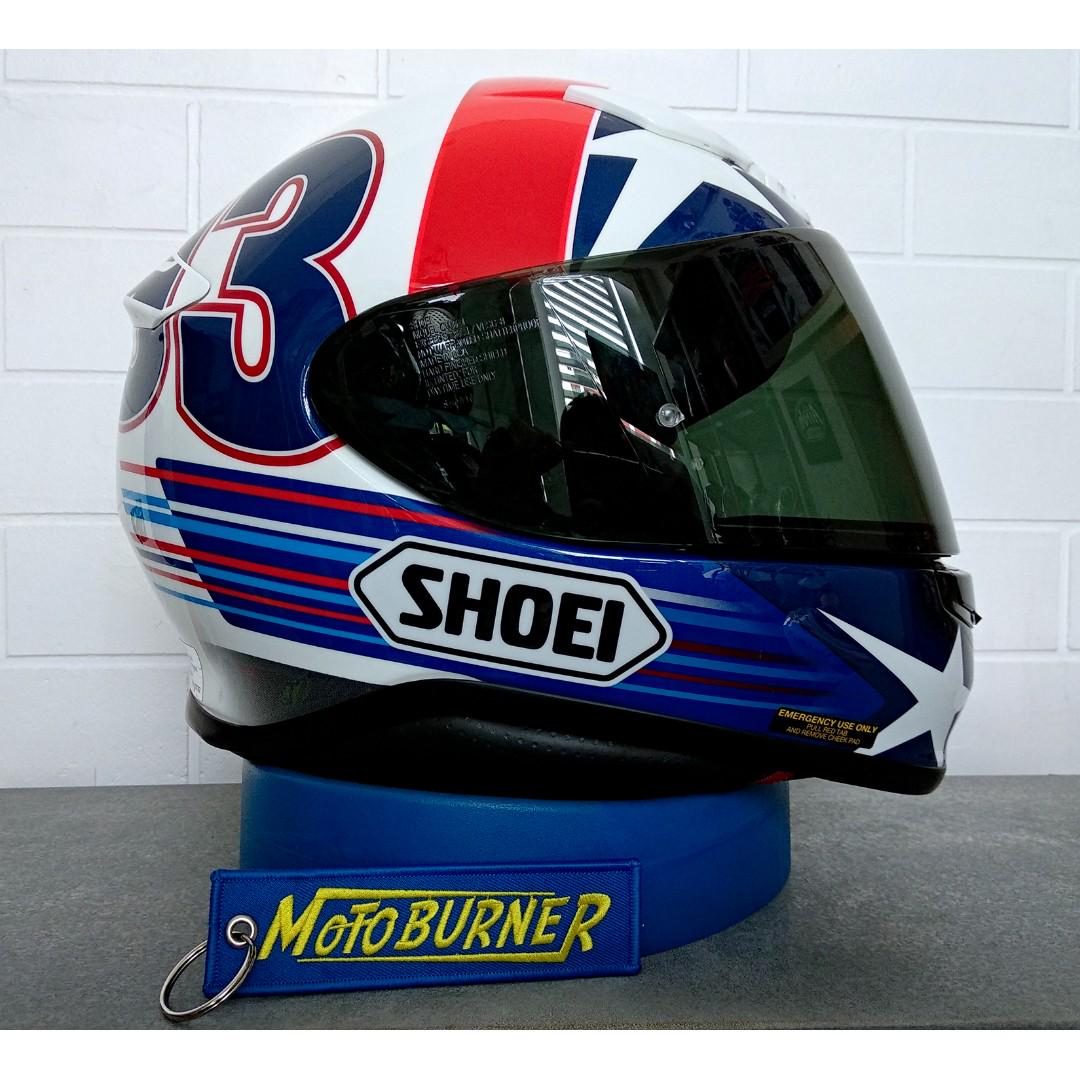 Shoei Z7 Marquez Indy, Motorcycles, Motorcycle Apparel on Carousell