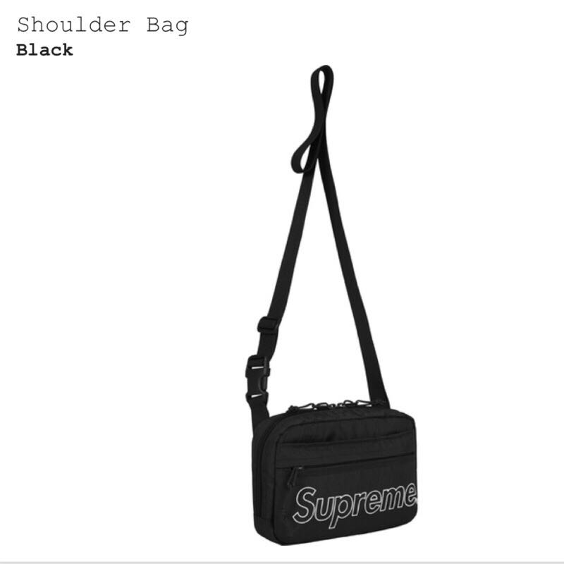 Supreme 45TH shouder bag 黑色側背腰包側背包肩背包, 他的時尚, 包