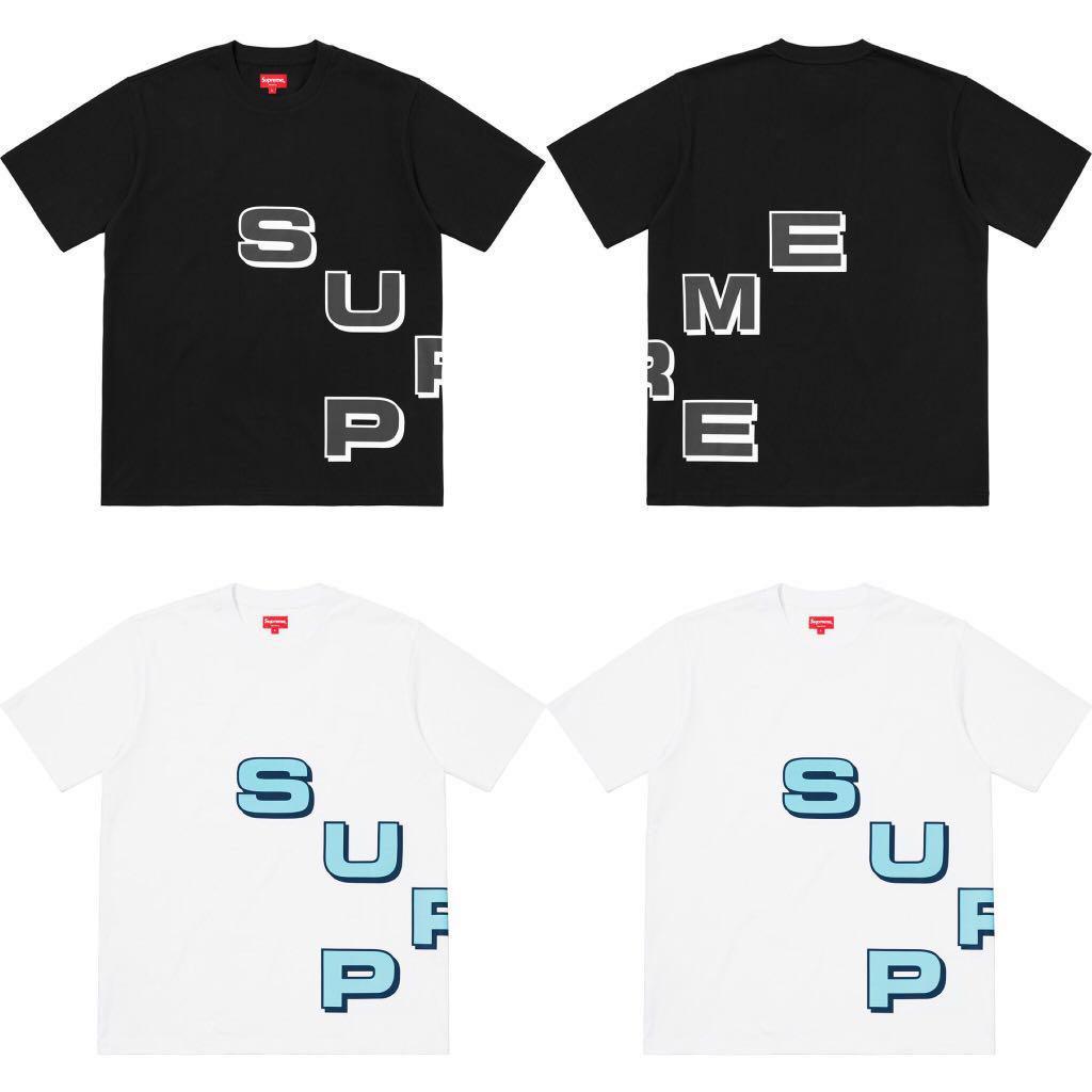 supreme stagger tee