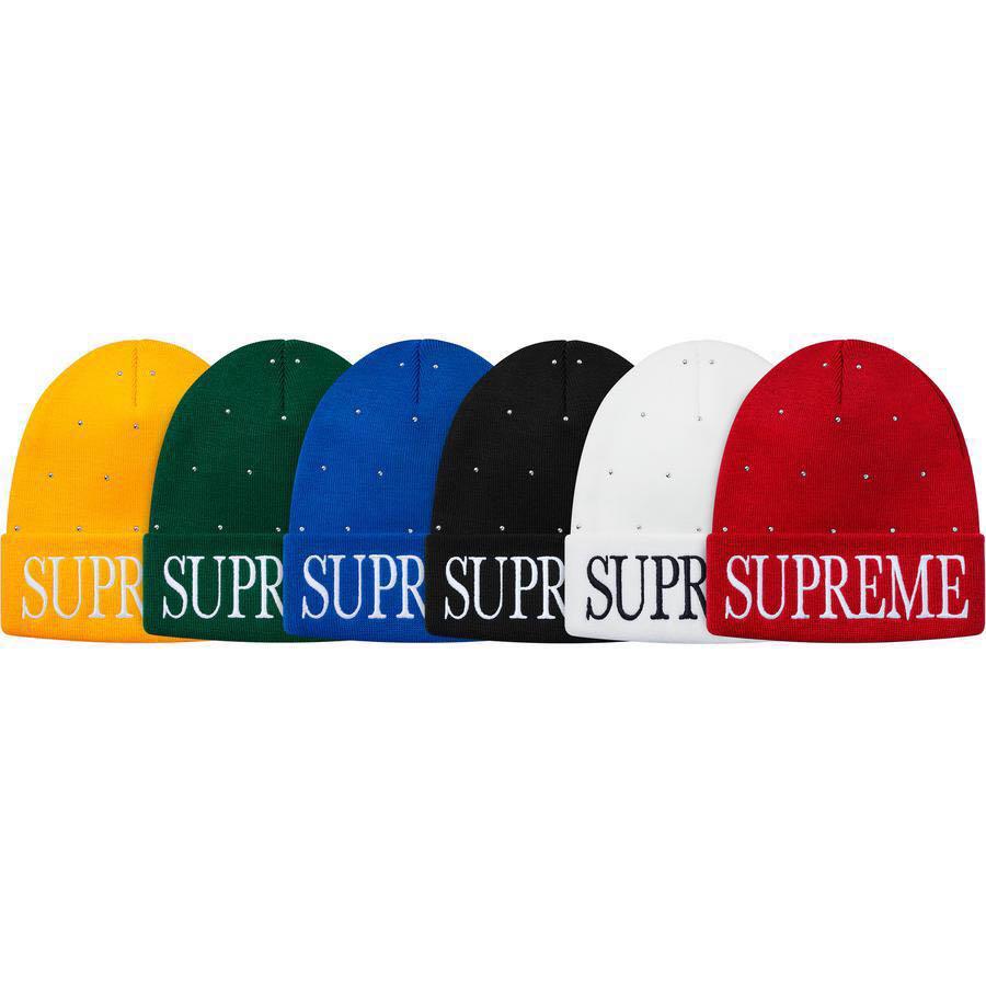 supreme studded beanie
