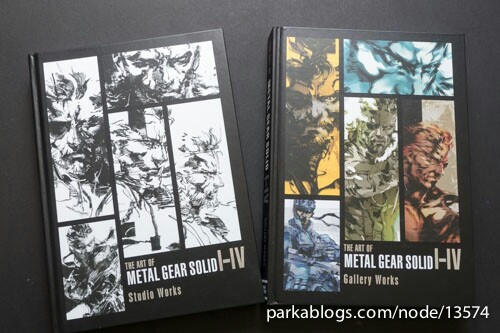 The Art of Metal Gear Solid I-IV (2 Hardcover Books- Slipcased)