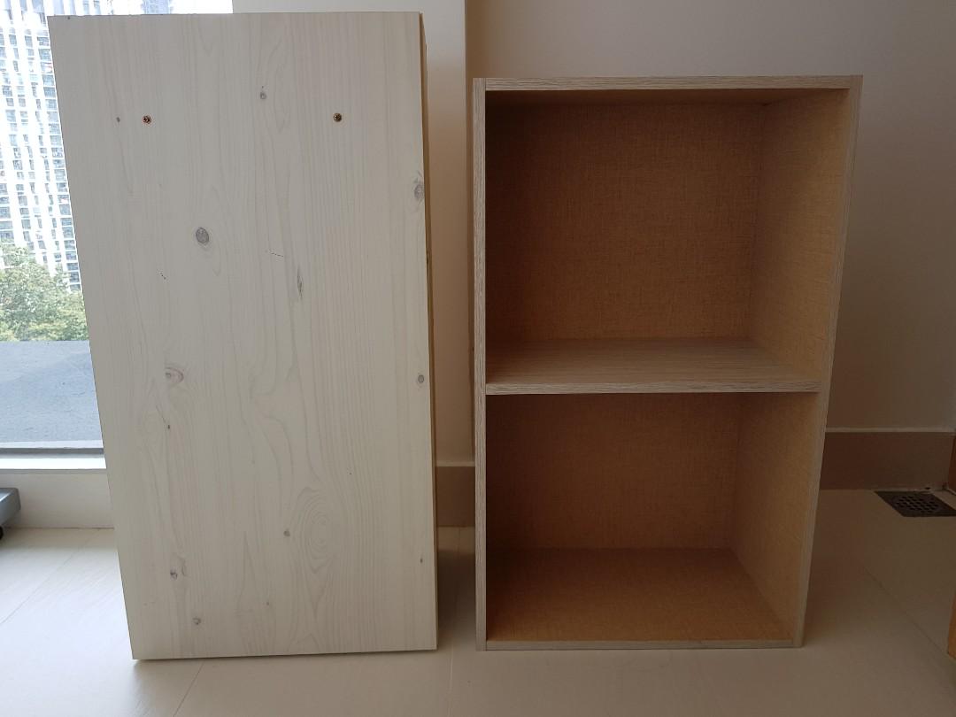 Two Storage Units One Open One Closed Furniture Shelves Drawers On Carousell