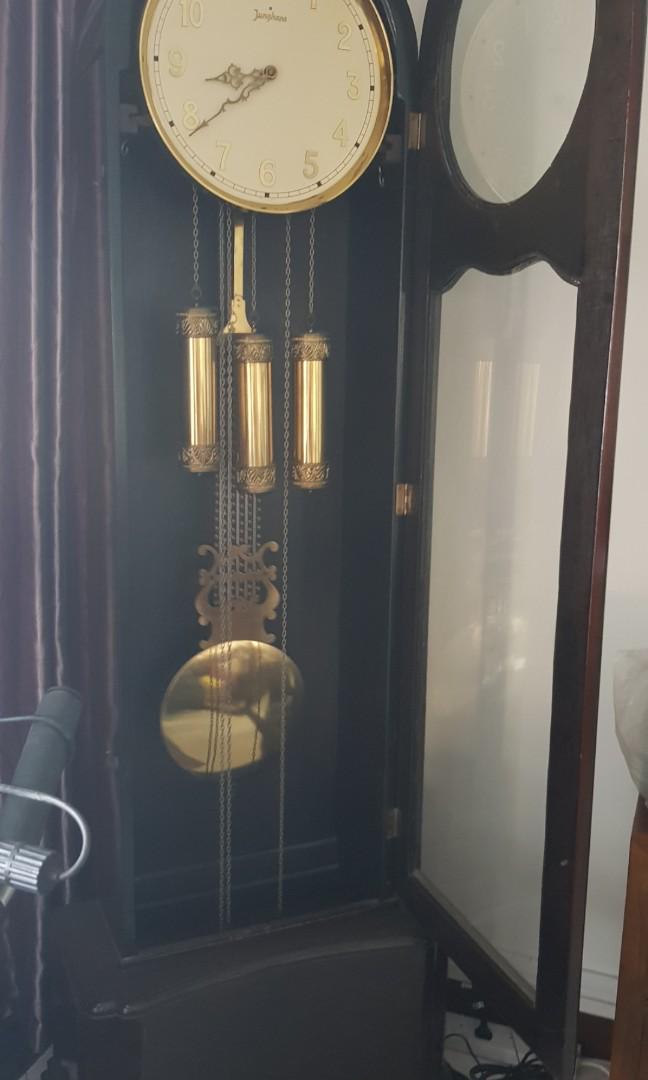 Vintage Junghans Grandfather's Clock 8 Days (Winchester Chimes