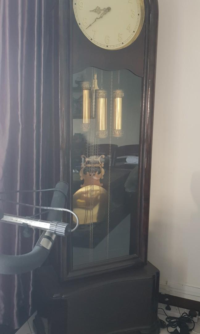 Vintage Junghans Grandfather's Clock 8 Days (Winchester Chimes