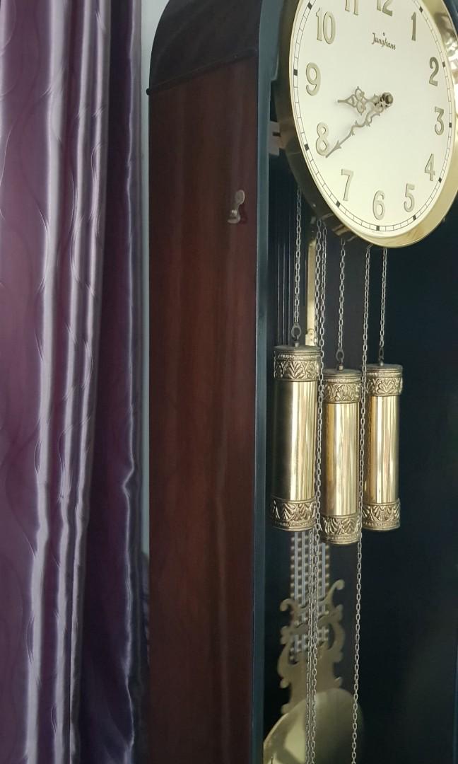 Vintage Junghans Grandfather's Clock 8 Days (Winchester Chimes