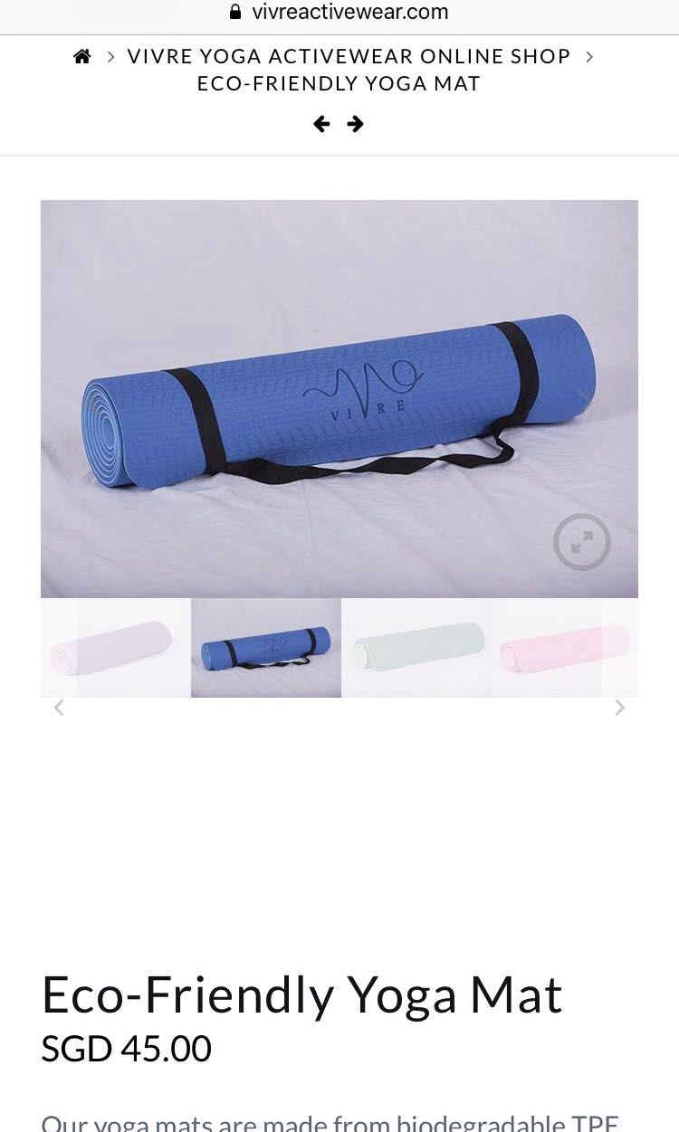 vivre yoga mat