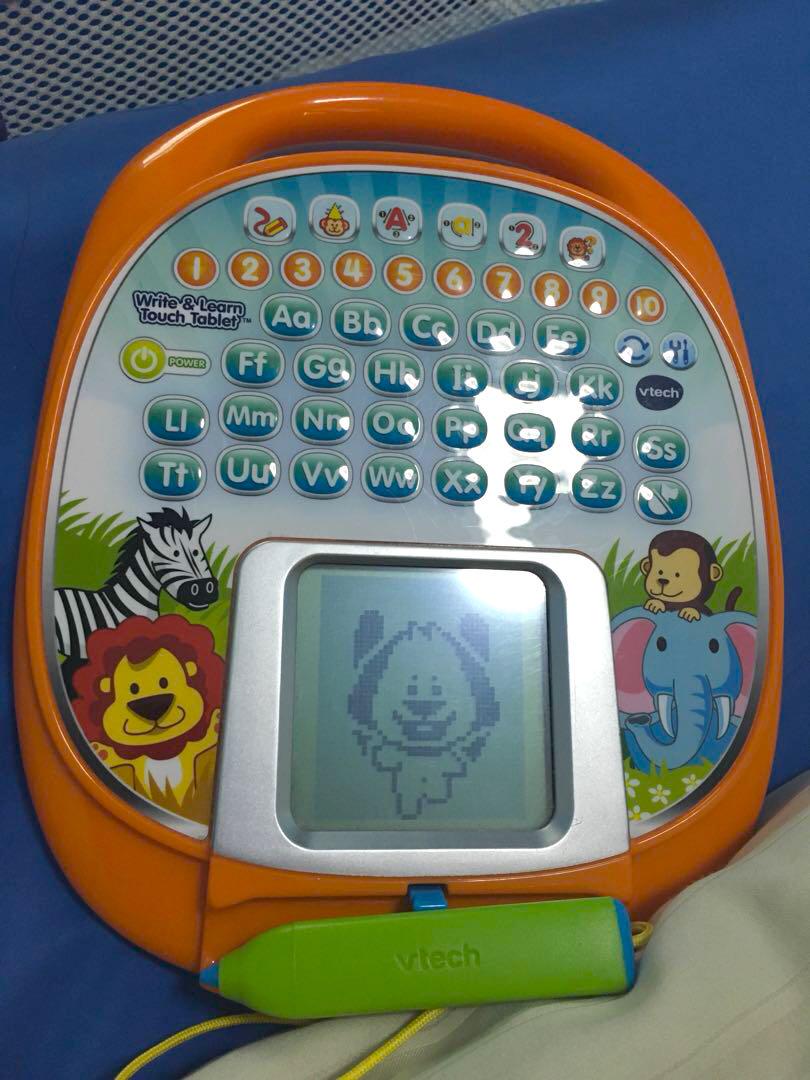 VTech Write Learn Touch Tablet Hobbies Toys Toys Games on
