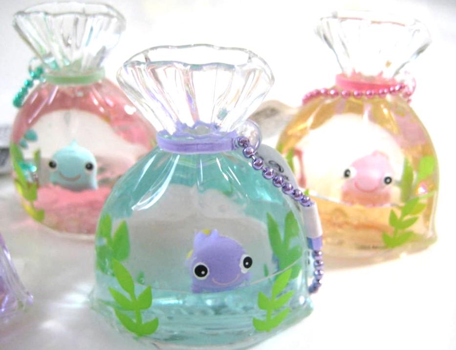 Goldfish in hotsell a bag keychain