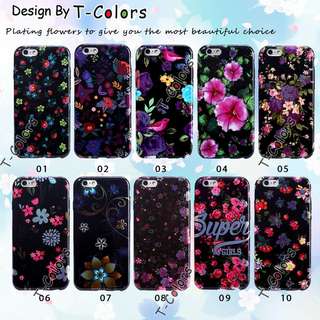 Sofshell Glossy Shine mengkilat motif"Flower,Super,Girl