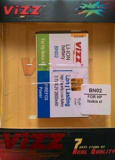 Baterai Vizz Nokia XL BN-02 Double Power