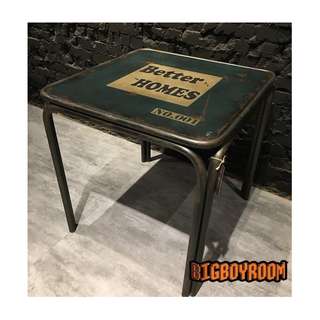 【BIgBoyRoom】工業風家具 美式鐵製字母茶几 LOFT法式舊化粗獷攝影道具復古桌子餐桌邊桌 酒吧餐廳飯店大廳民宿