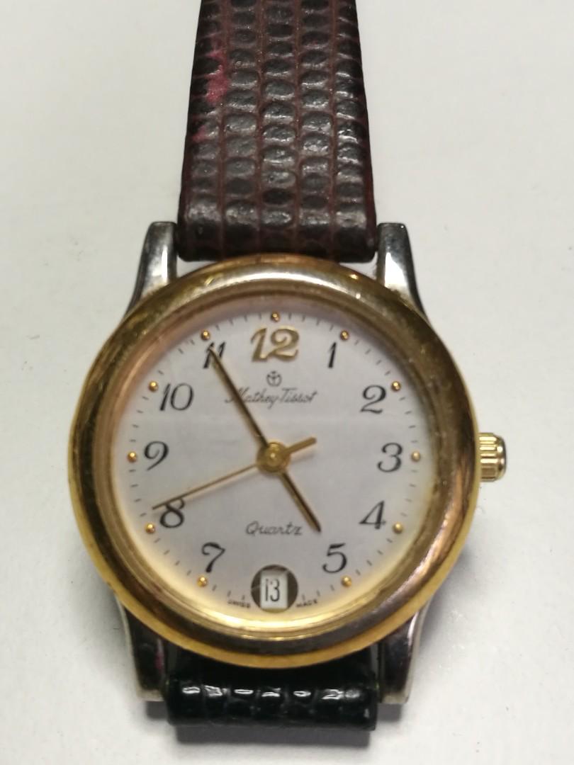 1980s Mathey Tissot Vintage Ladies Swiss Quartz watch Women s