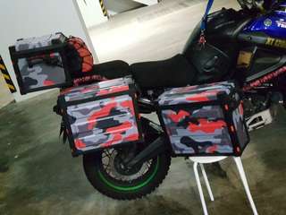 used motorcycle panniers