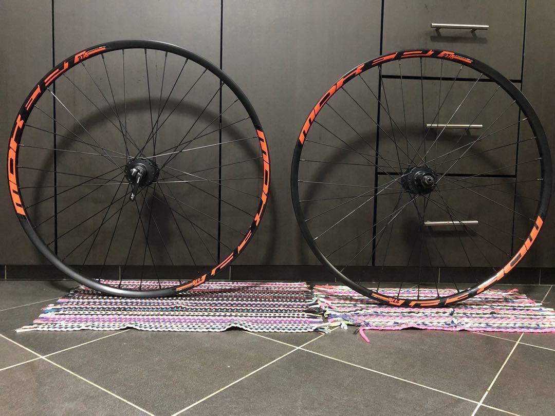 650b qr wheelset