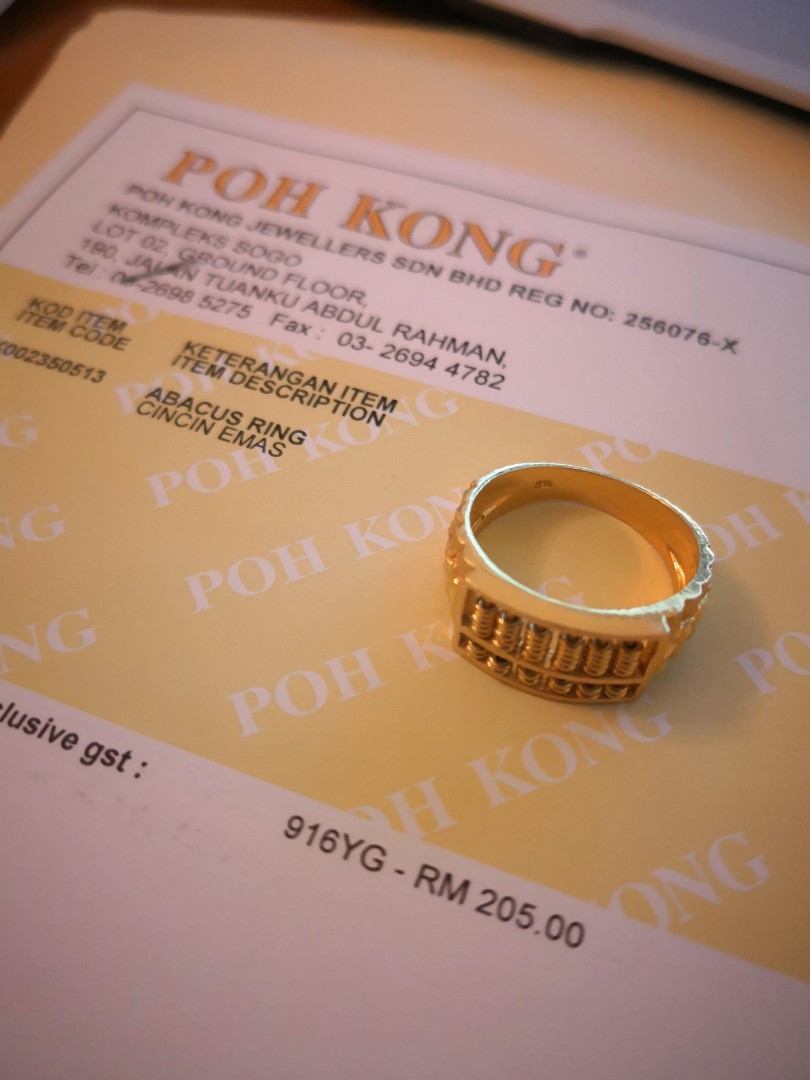 Poh kong abacus ring outlet