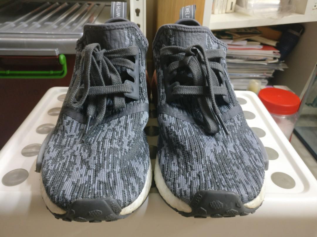 Adidas NMD R1 Heather Grey Raw Pink, Women's Fashion, Footwear, Sneakers on  Carousell