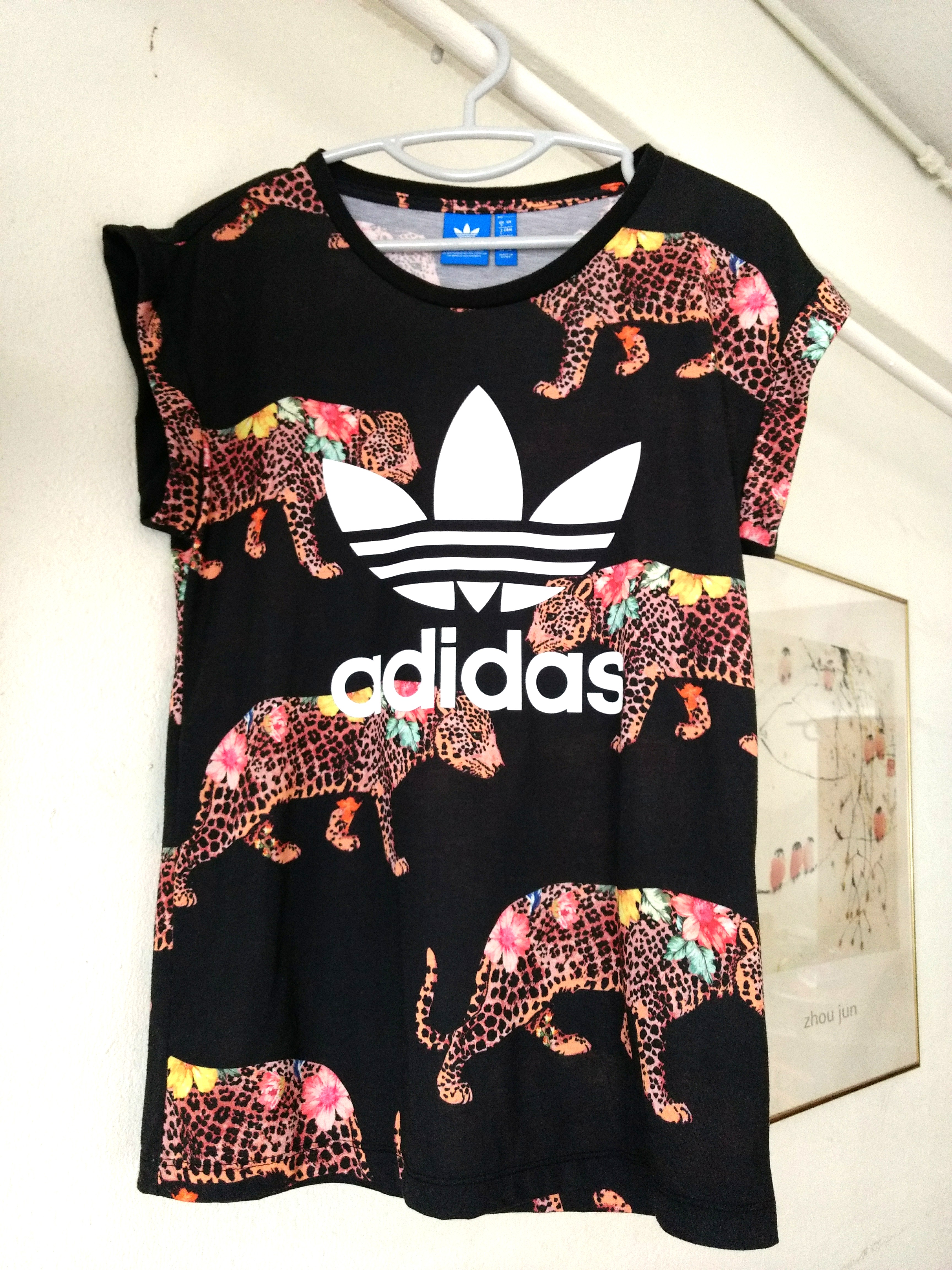adidas zebra print shirt