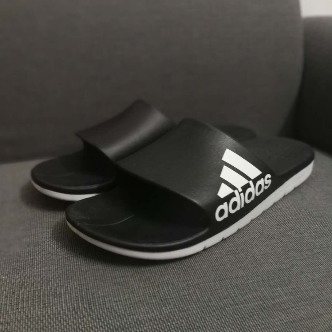 Men's adidas swim aqualette cloudfoam slides hotsell