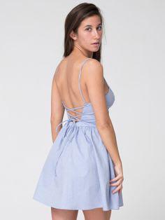 navy blue dress for baby girl American Apparel Ponte Sleeveless Skater