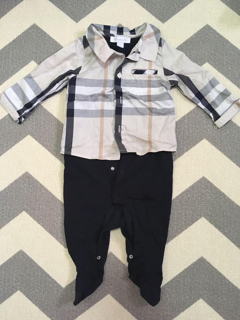burberry baby bodysuit