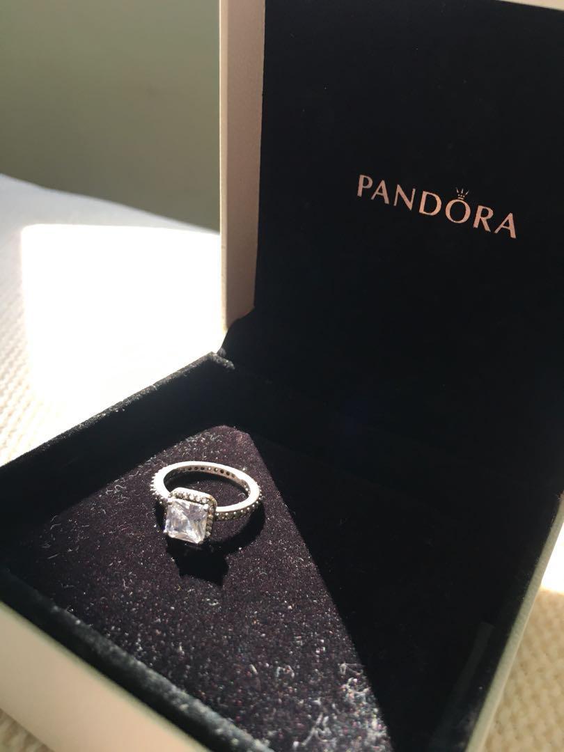 Authentic Pandora Ring Silver No Box Women S Fashion Jewellery Rings On Carousell