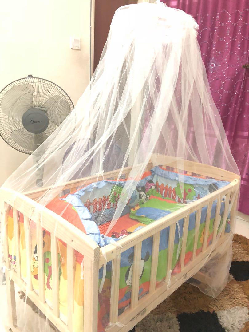 Kelambu baby cot store