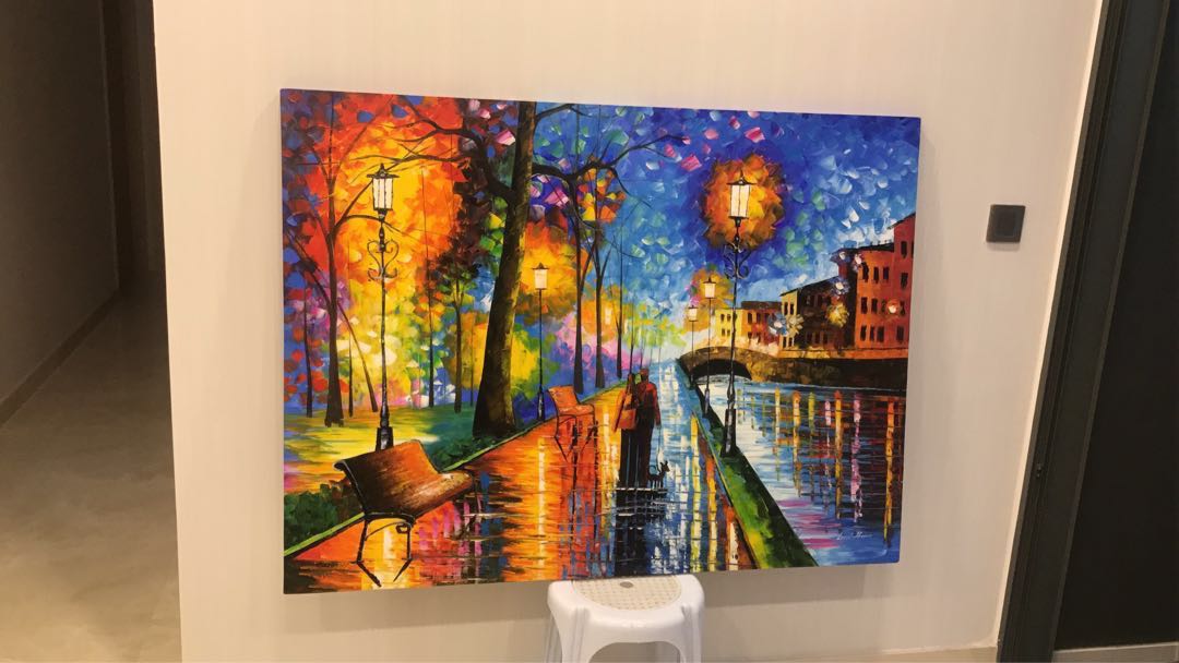 Bn Afremov Canvas Wrapped Melody Of The Night Design Craft Art Prints On Carousell 40 x 30 (100 cm x 75 cm). carousell