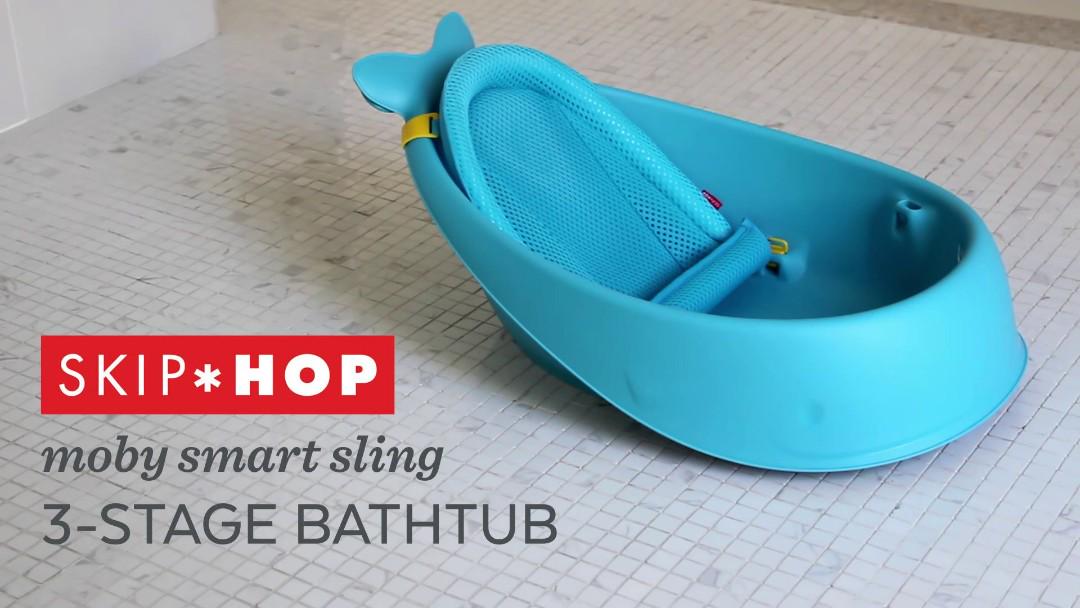 Brand New Skip Hop Moby Smart Sling 3 Stage Baby Tub Babies Skip Hop Moby Smart Sling 3 Stage Baby