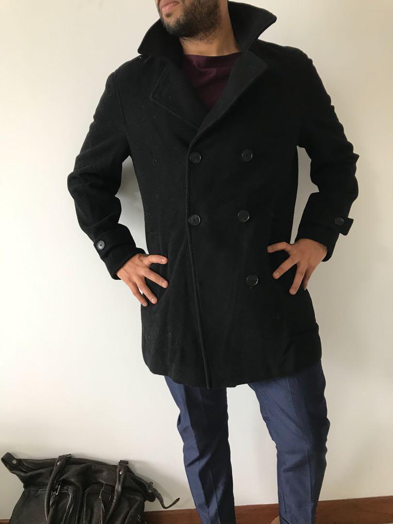 calvin klein black winter jacket
