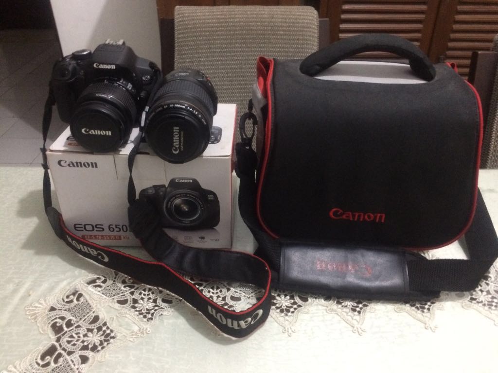 camera canon e05 650