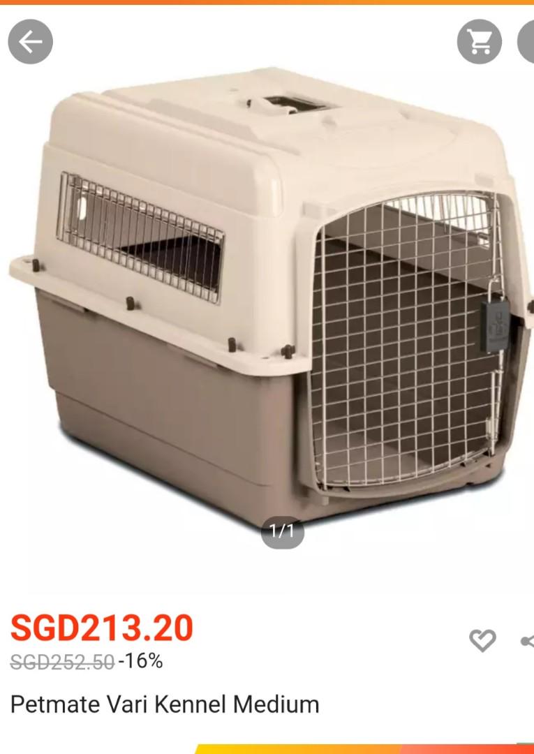 Dog kennel/carrier/crate (Petmate Vari Kenel Ultra) IATA compliant